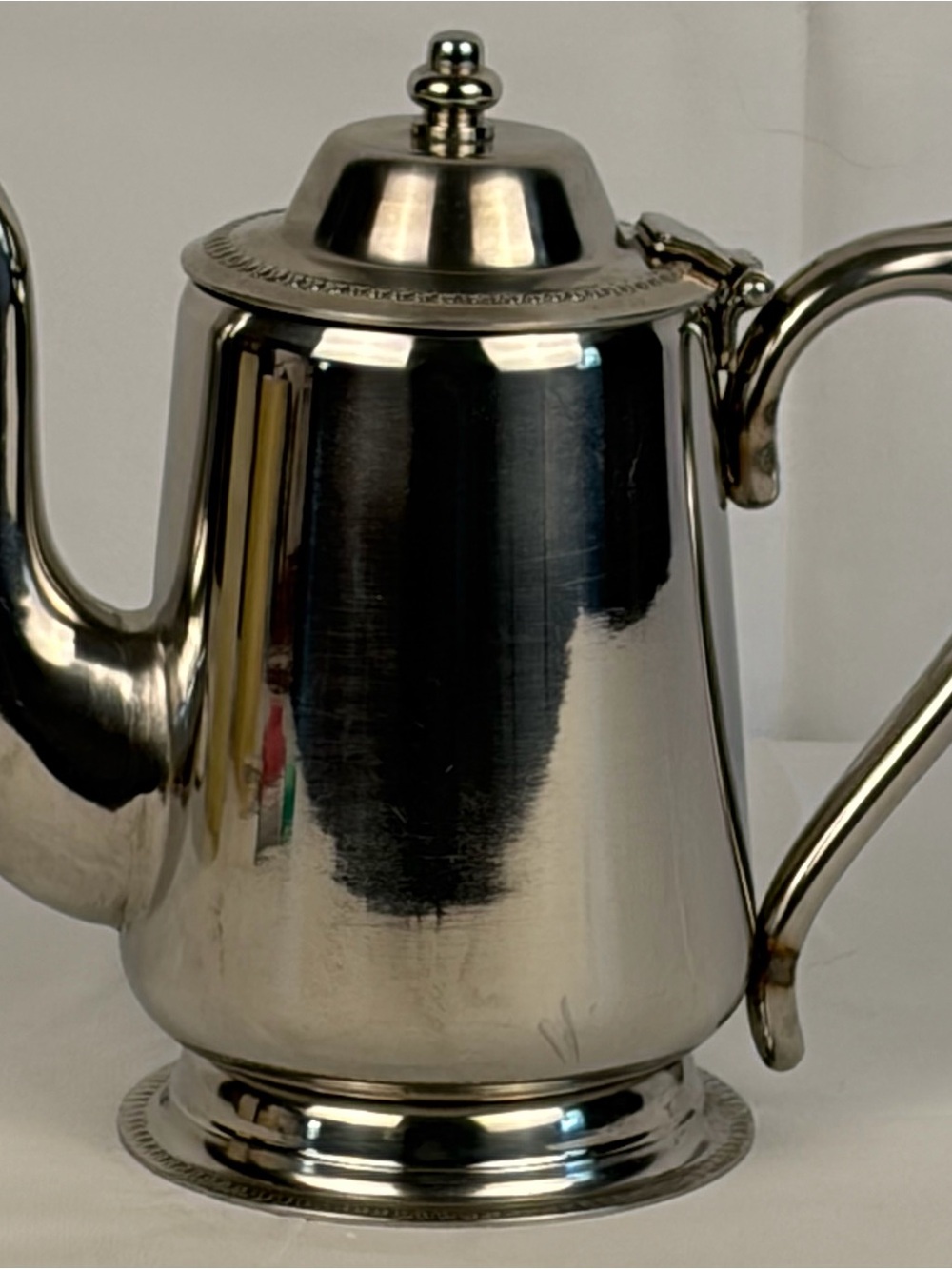 Vollrath 46516 S 13 oz 18-8 Stainless Steel Teapot Hinged Lid Japan